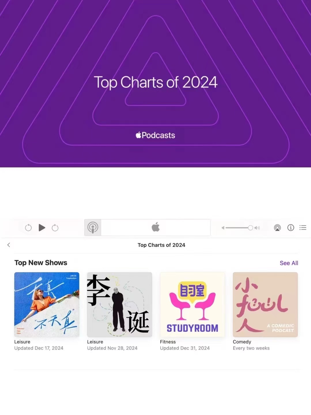 Apple Podcasts Top Charts 2024